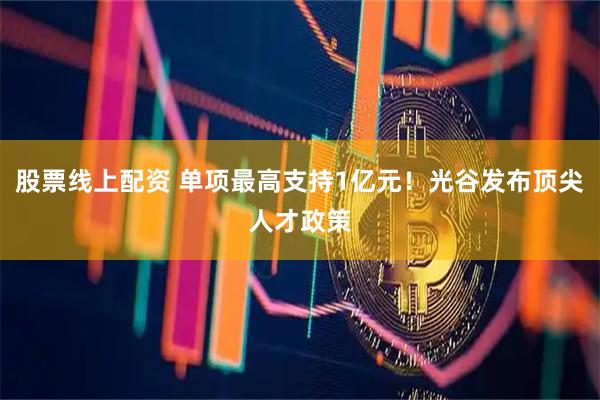 股票线上配资 单项最高支持1亿元！光谷发布顶尖人才政策